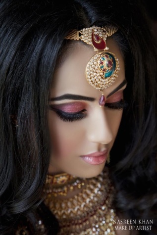 Make up artist Nasreen Khan